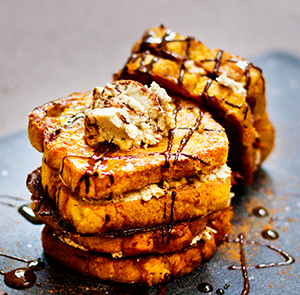 Cream Cheese Stuffed French Toast - Pepita Egg