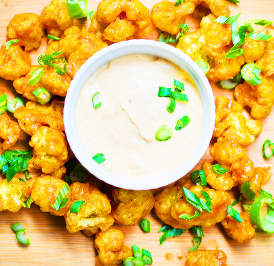 Cauliflower buffalo wings - Pepita Egg